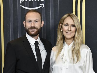 Foto: Momen Langka Celine Dion Tampil di Karpet Merah Bersama Putranya