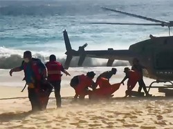 Turis Qatar Tewas Digulung Ombak Nusa Penida, Dievakuasi Pakai Helikopter
