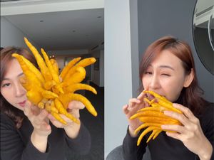 Food Vlogger Ini Cicip Buah Mirip Ceker Ayam Jumbo, Gimana Rasanya?