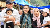 9 Potret Seru Kris Dayanti-Raul Lemos Momong Ameena dan Azura di Malang