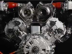 Penuh Urat, Ini Wujud Mesin Hybrid V8 Twin-Turbo Lamborghini yang Super Gahar