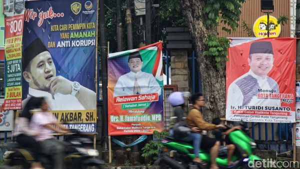 Pendaftaran Pilkada Belum Dimulai, Perang Spanduk Sudah Ramai