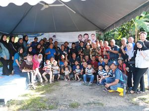 Surya Paloh-Prananda Kurban 2 Ekor Sapi untuk PMI di Malaysia Surya Paloh-Prananda Kurban 2 Ekor Sapi untuk PMI di Malaysia