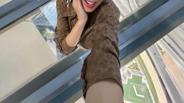 Penampilan Angel Karamoy Curi Perhatian Liburan ke Dubai Usai Operasi Plastik