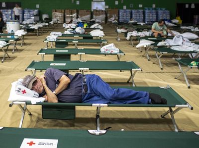 Kondisi Pengungsi Kebakaran Hutan di New Mexico