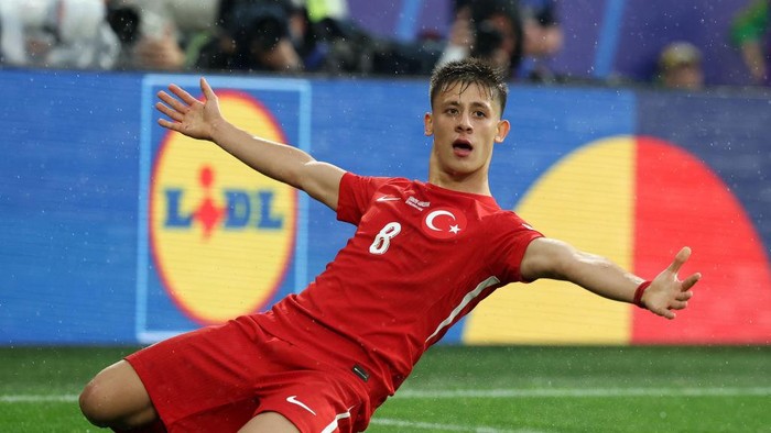 DORTMUND, GERMANY- JUNE 18: Arda Guler of Turkiye during the UEFA EURO 2024 group F match between Turkey and Georgia at Signal Iduna Park on June 18, 2024 in Dortmund, Germany. (Photo by Huseyin Yavuz/ dia images via Getty Images)