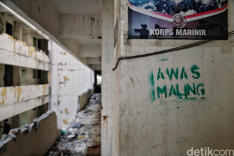 Dugaan penjarahan aset terjadi di Klaster C Rumah Susun Sederhana Sewa (Rusunawa) Marunda, Cilincing, Jakarta Utara. Begini kondisi terkini di Rusun tersebut.