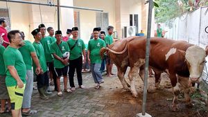 Berbagi Daging Kurban kepada Warga Cilincing