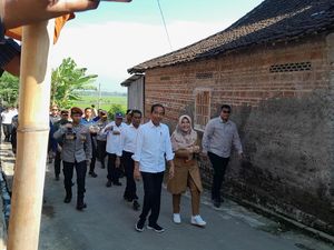 Dampingi Presiden Jokowi, Bupati Klaten Tinjau Pompanisasi di Karangdowo