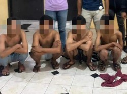 4 Anggota Gangster di Candi Sidoarjo Diciduk gegara Rusak Motor