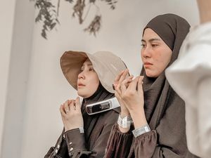 Gaya Nagita Slavina Ibadah Haji, Pakai Pendingin di Leher Seharga AC Rumah