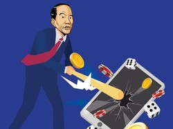Jokowi Tabuh Genderang Perang Sikat Judi Online