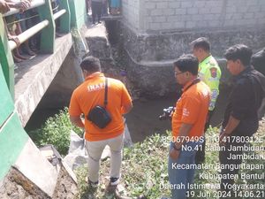 Pemotor Tewas Usai Tabrak Talut Jembatan di Jambidan Bantul