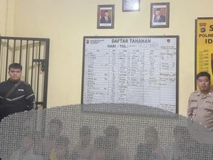 10 Remaja di Pangkalpinang Diamankan Polisi Hendak Tawuran, Sajam Turut Disita