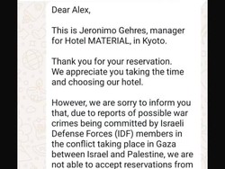 Bela Palestina, Hotel Jepang Tolak Pesanan Kamar Turis Israel