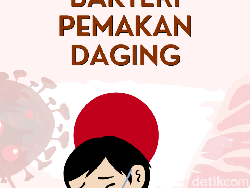 Wabah Bakteri Pemakan Daging di Jepang, Apa Itu?