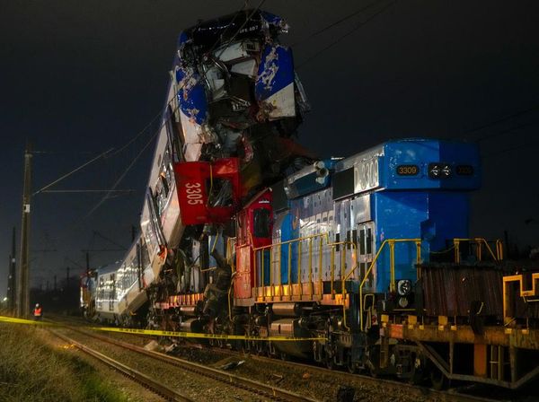 Dua Kereta Adu Banteng di Chile