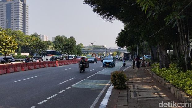 Jalan Gatot Subroto di Semanggi, Jakarta Selatan.