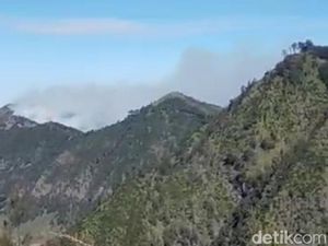 TNBTS: Kebakaran Savana Bromo Berhasil Dipadamkan TNBTS: Kebakaran Savana Bromo Berhasil Dipadamkan