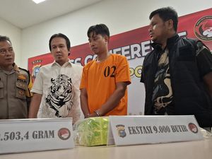 Polda Riau Gagalkan Peredaran 9,5 Kg Sabu-9 Ribu Ekstasi