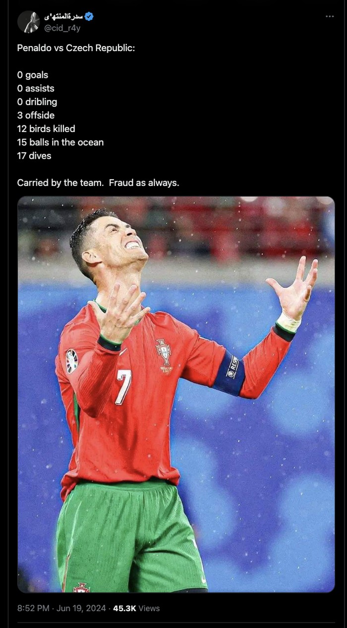 Meme Cristiano Ronaldo di Euro 2024 Meme Cristiano Ronaldo di Euro 2024