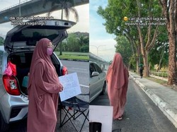 Perjuangan Ibu Hamil, Jualan Makanan hingga Ditraktir Makan