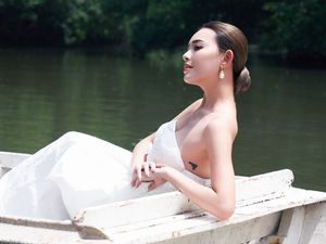 Amanda Manopo Pemotretan di Hutan Mangrove, Tatonya Ngintip