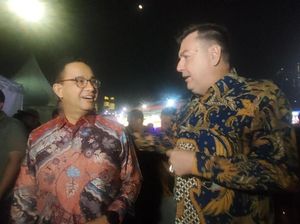 Pakai Batik Oranye, Anies Hadiri HUT ke-497 Jakarta di PRJ Kemayoran
