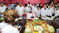 Kala Rumah Juang Relawan Jokowi-PSI Syukuran Bersama