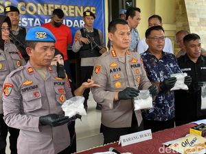 Kurir Narkoba Bawa 1 Kg Sabu di Kendari Ditangkap, Dijanji Upah Rp 40 Juta