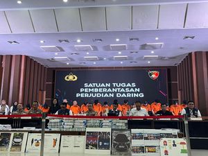 Polri Bongkar Sindikat Judi Online di 3 Situs, 18 Tersangka Diamankan
