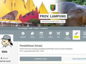 Link Pendaftaran PPDB Lampung 2024 Jalur Zonasi, Prestasi dan PTO Link Pendaftaran PPDB Lampung 2024 Jalur Zonasi, Prestasi dan PTO