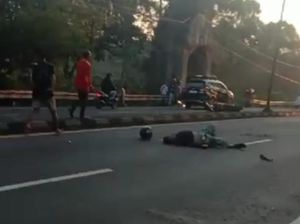 Penyeberang Jalan di Pasuruan Ditabrak Motor, 2 Orang Tergeletak Luka Parah
