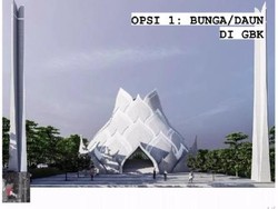 Ridwan Kamil Pamer 2 Opsi Desain Masjid di GBK, Pilih Mana?