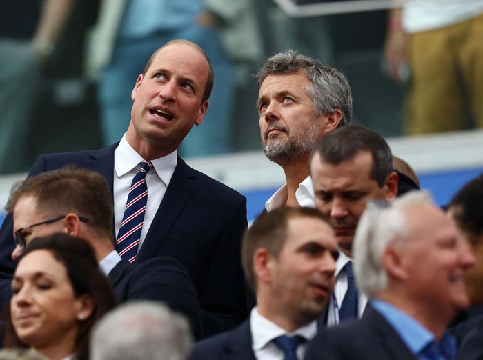Soccer Football - Euro 2024 - Group C - Denmark v England - Frankfurt Arena, Frankfurt, Germany - June 20, 2024
Prince William, Prince of Wales is pictured in the stands before the match REUTERS/Lee Smith