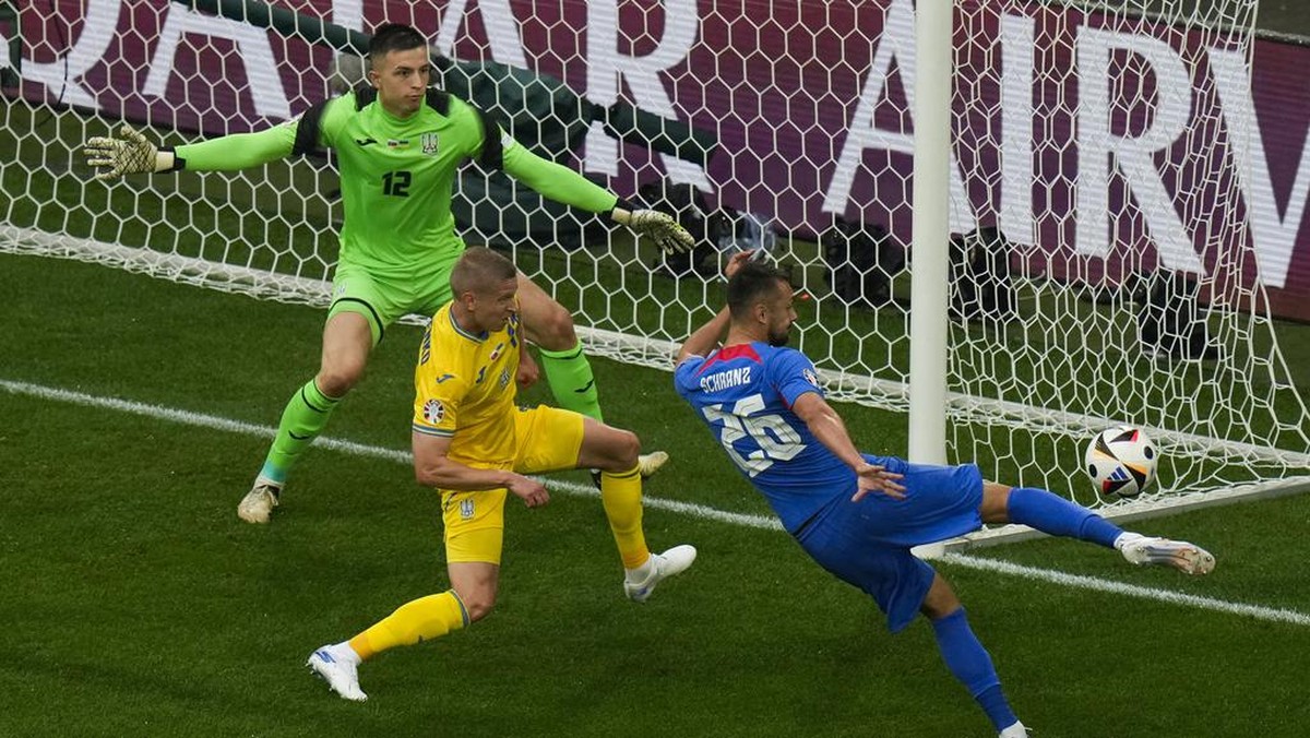 Slovakia vs Ukraina di Euro 2024 (Foto: AP/Alessandra Tarantino)