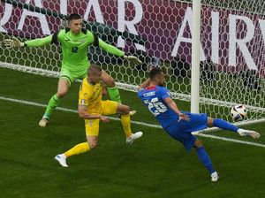 Euro 2024: Slovakia Ungguli Ukraina 1-0 di Babak Pertama