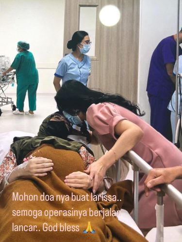 6 Momen Detik-detik Larissa Chou Melahirkan Anak Kedua