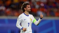 Antoine Griezmann, penyerang Prancis, menjadi pemain paling merepotkan di Euro 2024. Ia membuat 8 attempts, 3 on target, 3 gagal, dan 2 kali diblok lawan. (Foto: Lee Smith/REUTERS)