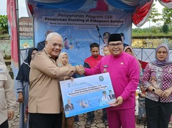 Bank Sumsel Babel Beri Bantuan ke Pemkab Bangka untuk Atasi Stunting