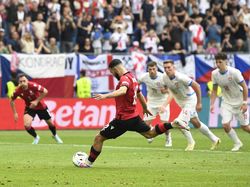 Euro 2024: Penalti Bawa Georgia Ungguli Ceko 1-0 di Babak Pertama