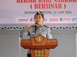 Kemenkumham Lampung Pecat 4 Pegawai Terlibat Narkoba Selama 2023-2024