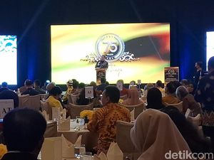 Saat Airlangga Puji JK di HUT Theo Sambuaga: Tokoh Perdamaian Kita