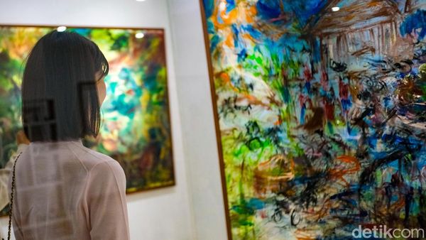 Mantap! Lukisan Ini Dibuat Pakai Teknik Finger Painting