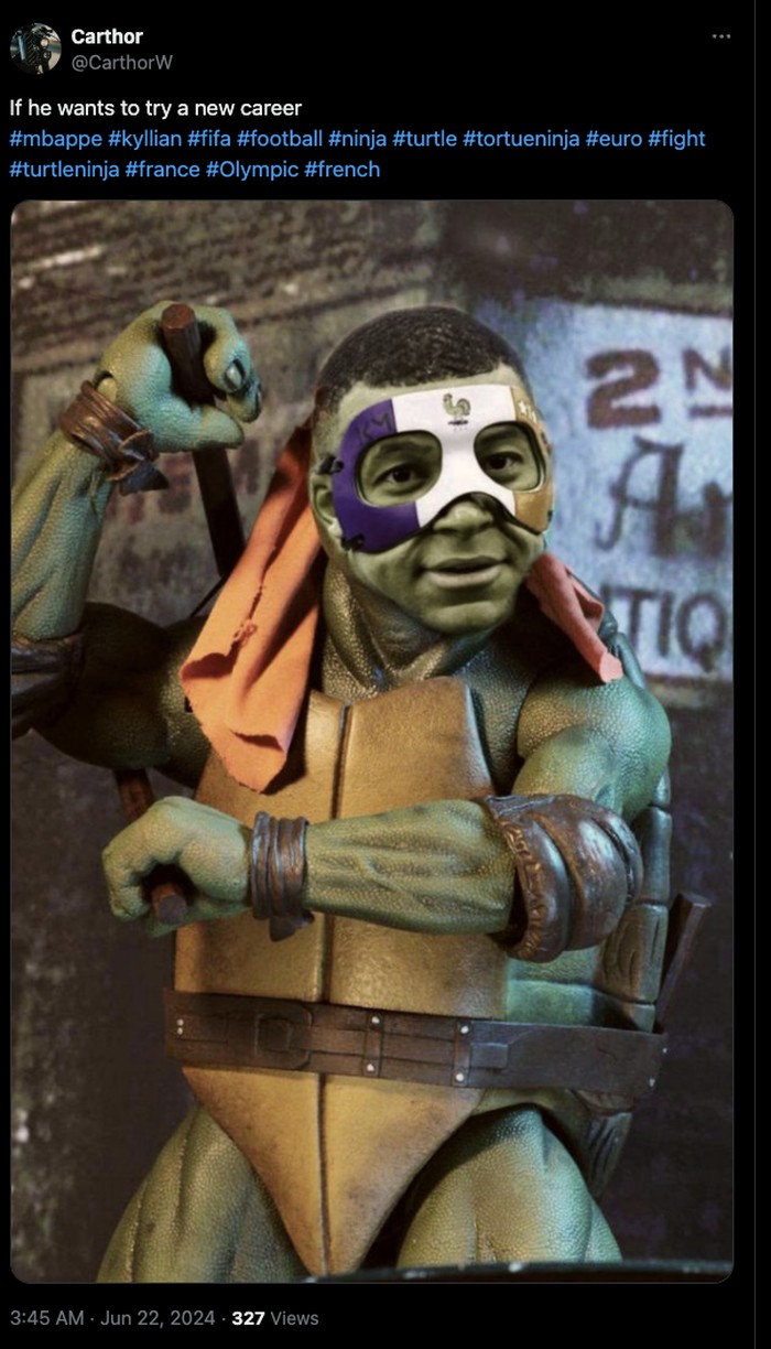 Meme Mbappe Kura-kura Ninja Meme Mbappe Kura-kura Ninja