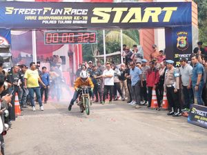 Hilangkan Balap Liar, Polres Tulang Bawang Gelar Drag Race Resmi