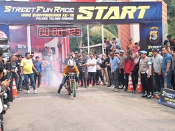 Hilangkan Balap Liar, Polres Tulang Bawang Gelar Drag Race Resmi