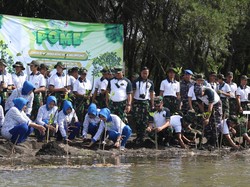 Ratusan Mangrove Ditanam Dorong Pelestarian Pesisir Banyuwangi