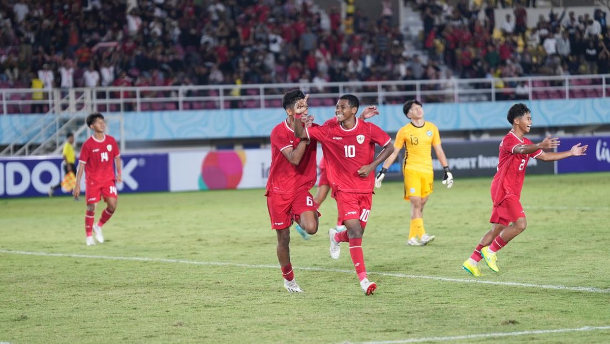 Timnas Indonesia U-16 membuat pelatih Timnas Filipina U-16 Yuki Matsuda ingin mencontoh cara mengembangkan sepakbola. (Foto: Dok. PSSI)