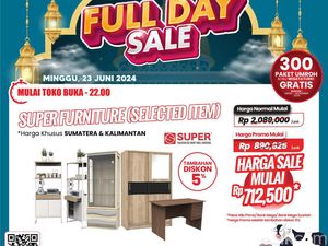 Aneka Rak di Transmart Full Day Sale Kasih Harga Miring, Cuma Rp 500 Ribuan